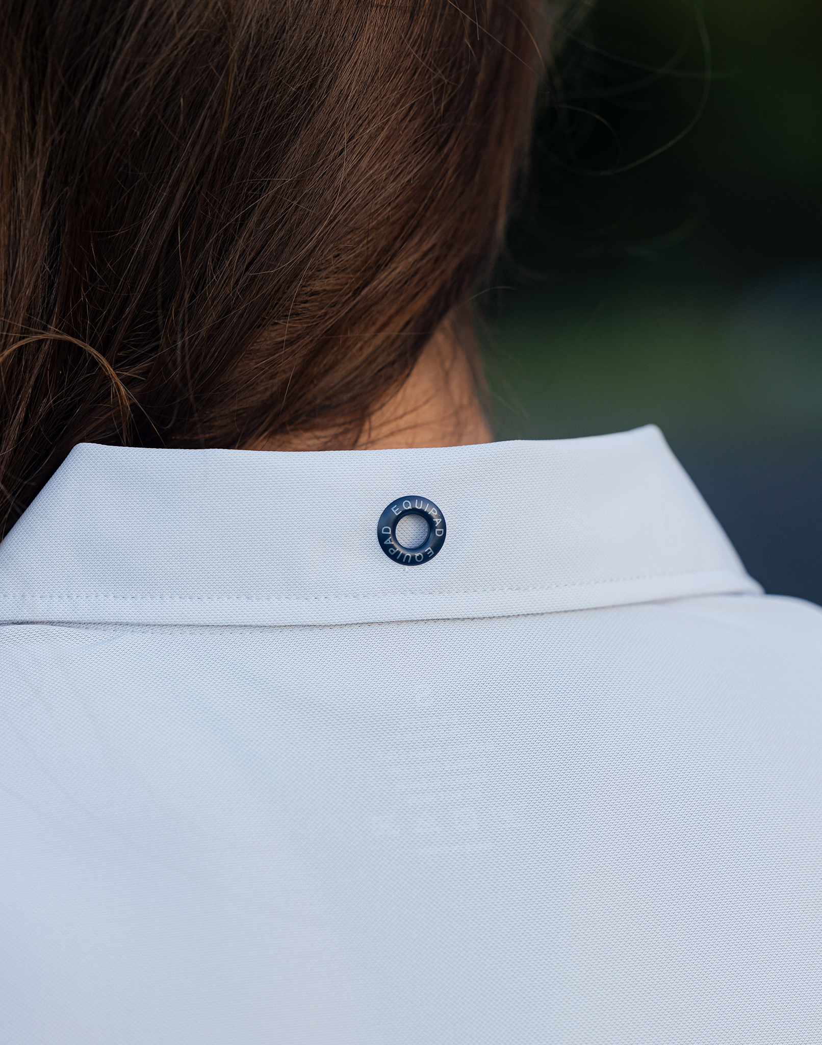 Long Sleeve Polo Shirt - Pale Blue