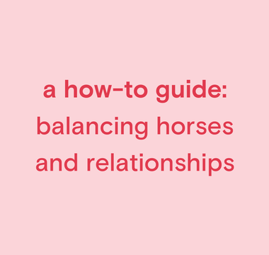 Balancing Horses and Relationships | Equipad