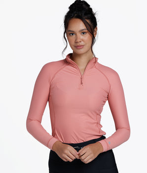 Recycled Long-Sleeve Base Layer - Pink